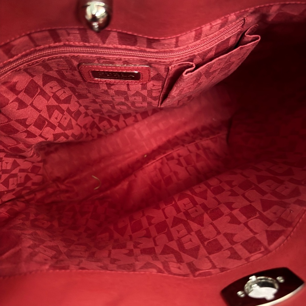 LAST CHANCE Furla Red Tote Bag with Saffiano Leather Finish - Picture 7 of 7